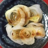 新玉ねぎのレンジ蒸し 即席ゆずぽんがけ